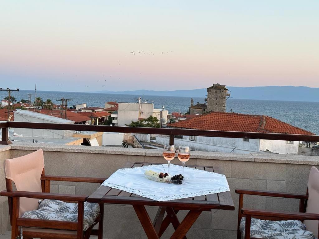 Yulia Luxury Apartments Ouranoupoli Exterior foto